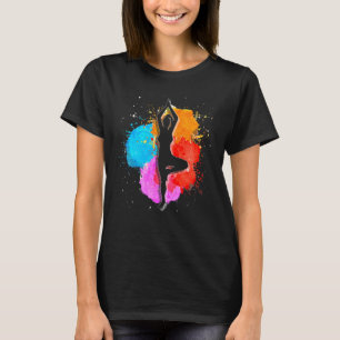 T-shirt Méditation Spirituelle Namaste Yogi Bouddhiste Col