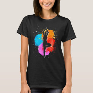 T-shirt Méditation Spirituelle Namaste Yogi Bouddhiste Col