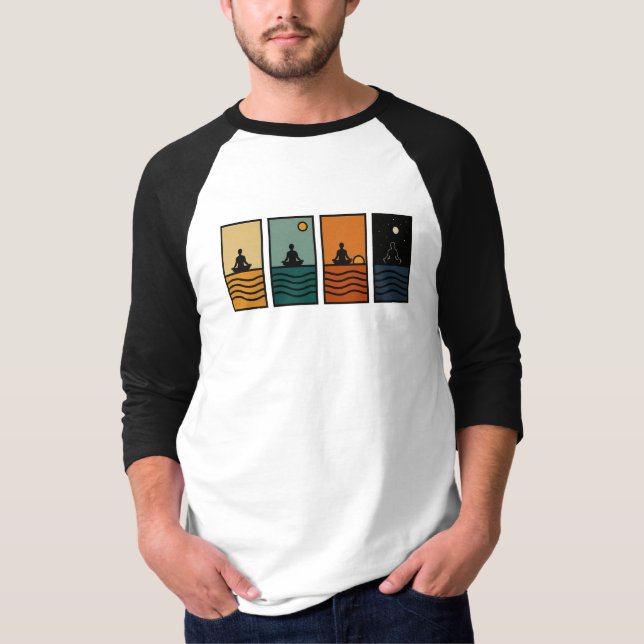 T-shirt Méditation tout le temps - (Devant)