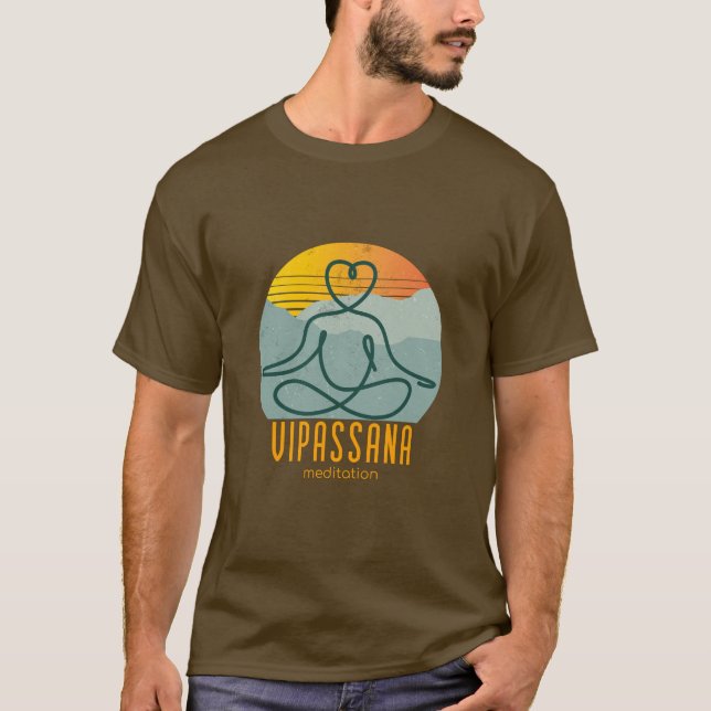 T-shirt Méditation Vipassana Amour Kindness Metta Anicca (Devant)