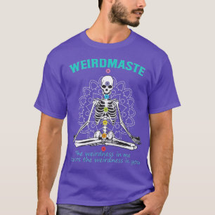T-shirt Méditation Weirdmaste Yoga Définition Drôle Yog