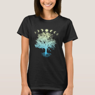 T-shirt Méditation Yoga Arbre De La Bonne Vie Monophases