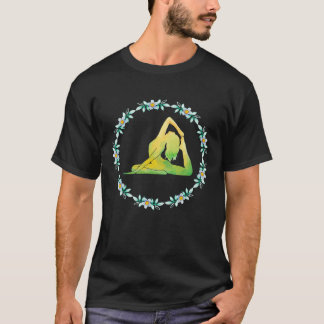 T-shirt Méditation Yoga Chakras Om Zen Namaste Femmes Fill