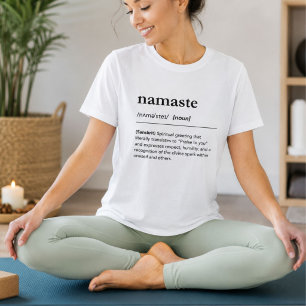 T-shirt Méditation Yoga Spirituel Namaste Moderne