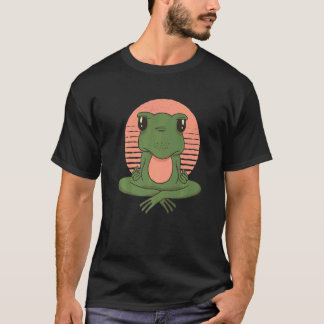 T-shirt Méditation Zen Yoga Grenouille Omm