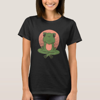 T-shirt Méditation Zen Yoga Grenouille Omm