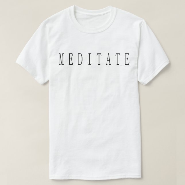 T-shirt Méditer (Design devant)