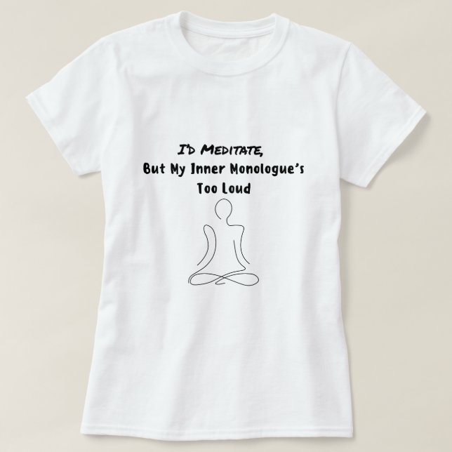 T-shirt Méditer (Design devant)