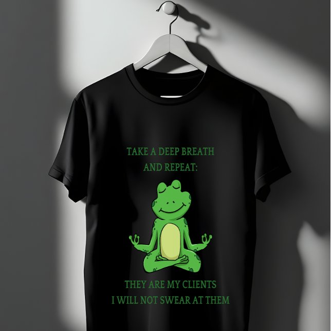 T-shirt Méditer la grenouille (Créateur téléchargé)
