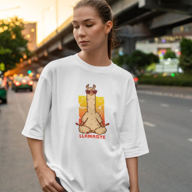 T-shirt Méditer la lama (Créateur téléchargé)