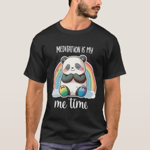 T-shirt Méditer Panda Bear Yoga Méditant Panda Medita