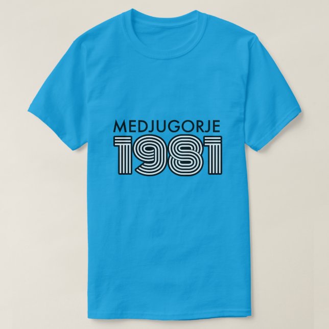 T-SHIRT MEDJUGORJE 1981 (Design devant)
