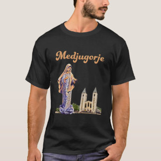 T-shirt Medjugorje Notre Dame Reine De La Paix