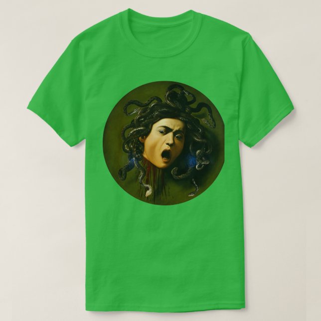 T-shirt Medusa Caravaggio 1597 (Design devant)