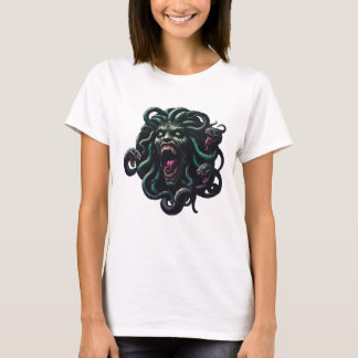 T-shirt Medusa et serpents Halloween Design - Mythique Hor