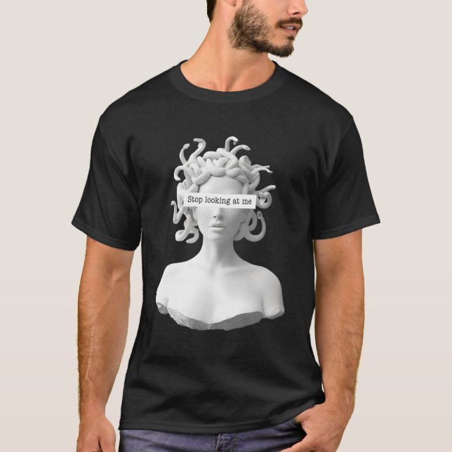 T-shirt Medusa étonnante (Devant)