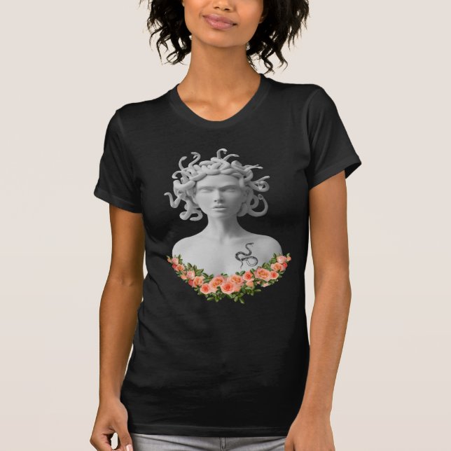 T-shirt Medusa Gorgon Mythologie grecque (Devant)