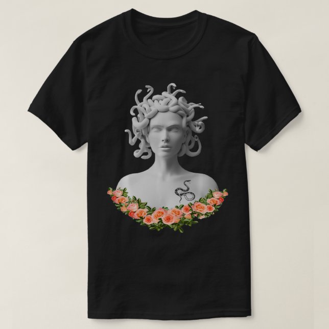 T-shirt Medusa Gorgon Mythologie grecque (Design devant)