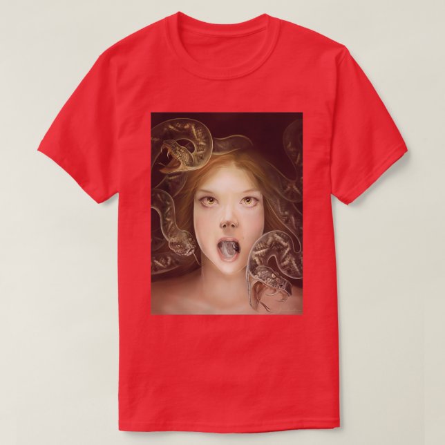 T-shirt Medusax27s Serpents de bétail (Design devant)