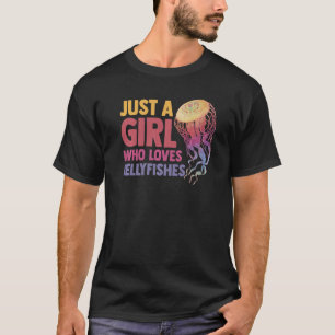 T-shirt Méduse Aquariste Juste Une Fille Qui Aime La Médus