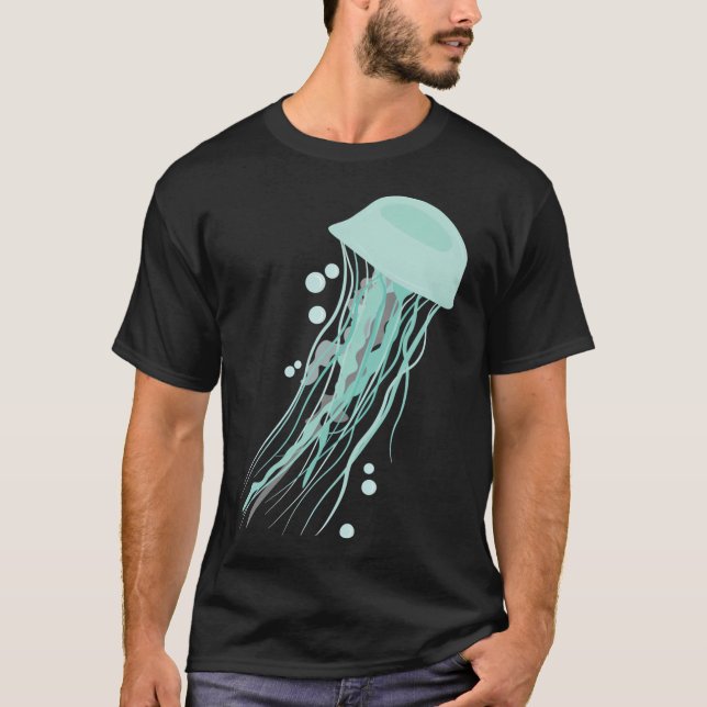 T-shirt Méduse bleue (Devant)