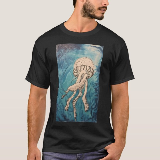 T-shirt Méduse - Carrasquillo Studios (Devant)