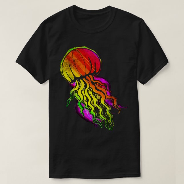 T-shirt Méduse colorée 11 (Design devant)