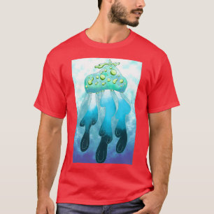 T-shirt Méduse dans l'océan