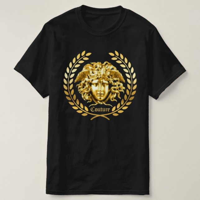 T-Shirt Méduse Dorée (Design devant)
