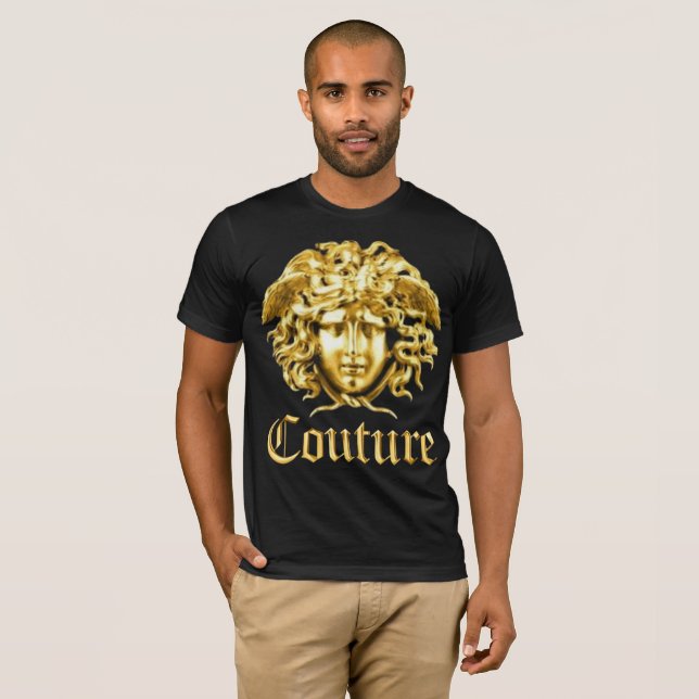 T-Shirt Méduse Dorée (Devant entier)