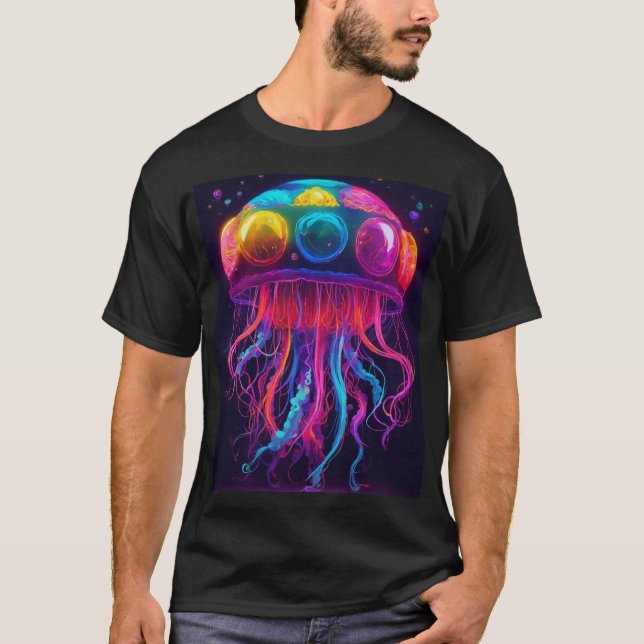 T-shirt Méduse - Marine Life Celebr (Devant)