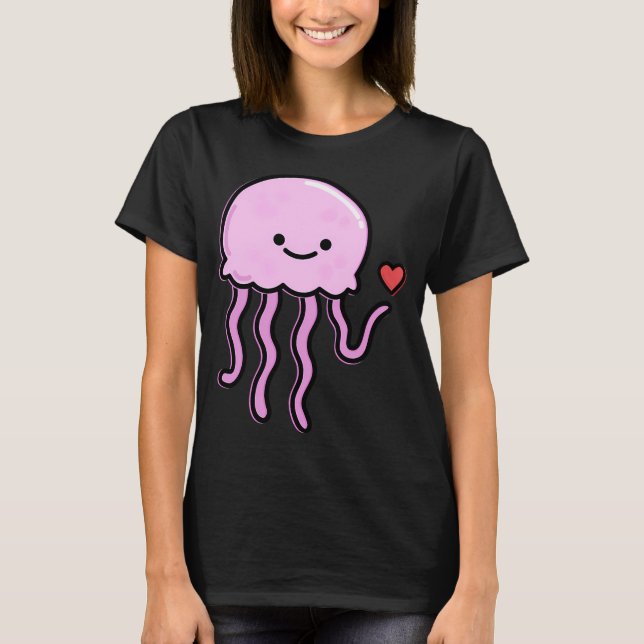 T-shirt Méduse mignonne (Devant)