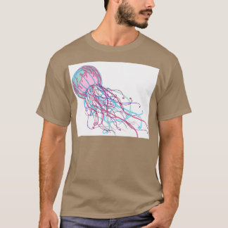T-shirt Méduse pastel