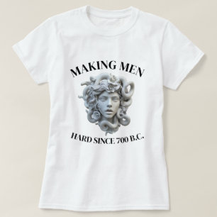 T-SHIRT MÉDUSE, RENDANT LES HOMMES DURS DEPUIS 700 AV. J.-