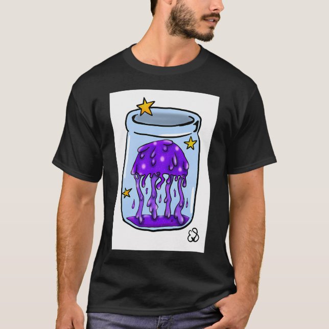 T-shirt Méduse Violette (Devant)