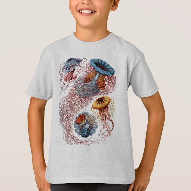 T-shirt Méduses de Haeckel (Devant)