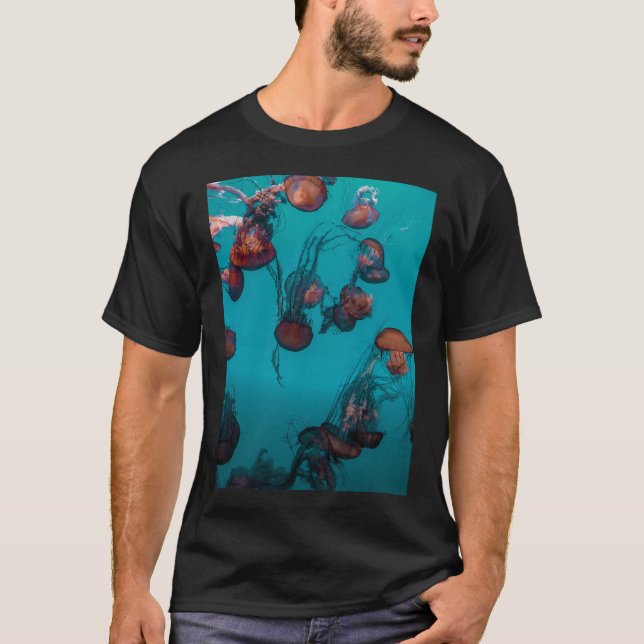 T-shirt méduses majestueuses (Devant)
