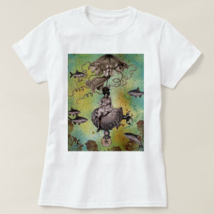 T-shirt Méduses sous-marines de Steampunk