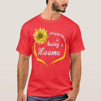 T-shirt Meema Le Bonheur Cadeau Est Être Un Meema