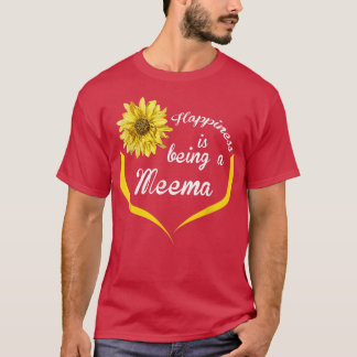 T-shirt Meema Le Bonheur Cadeau Est Être Un Meema