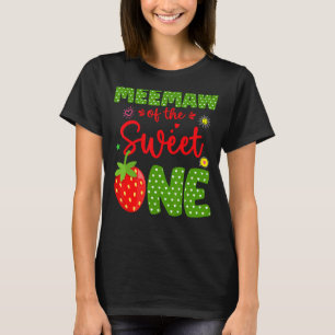 T-shirt Meemaw De L'Anniversaire Une Fraise 1Er Fruit B