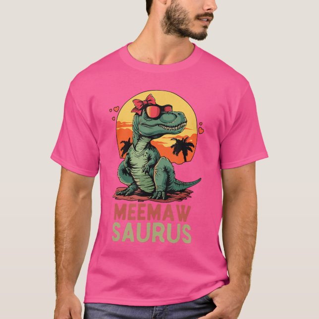 T-shirt MeemawSaurus Dino Dinosaur MeemawSaurusRe Funnyre  (Devant)
