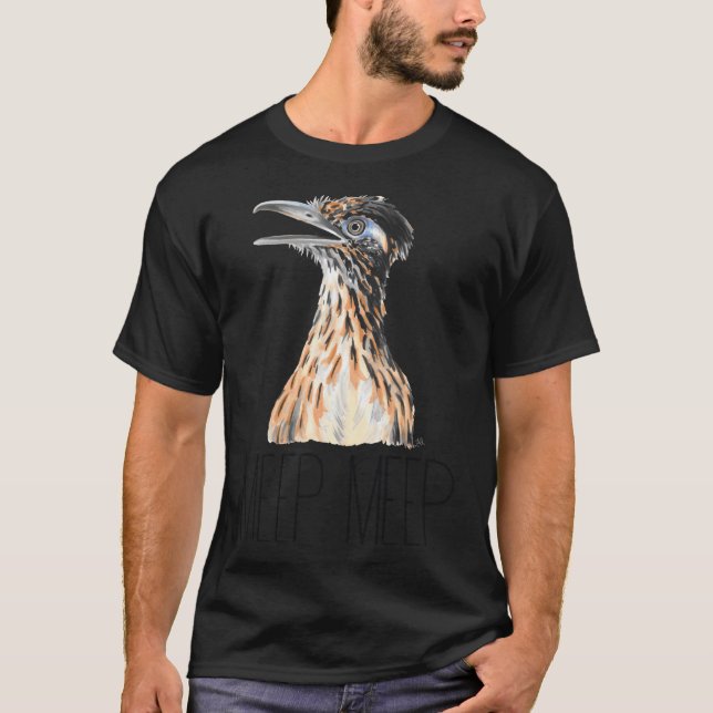 T-shirt Meep Meep (Grand Roadrunner) (Devant)