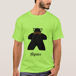 T-shirt Meeple de hippie