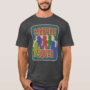 T-shirt Meeple Squad Amusant Boardgame Night Slogan