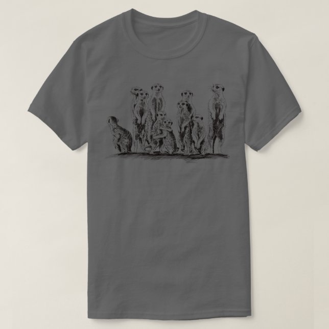 T-shirt meerkat 4 (Design devant)
