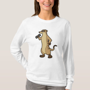 T-shirt Meerkat à l'entraînement Force avec Dumbbell