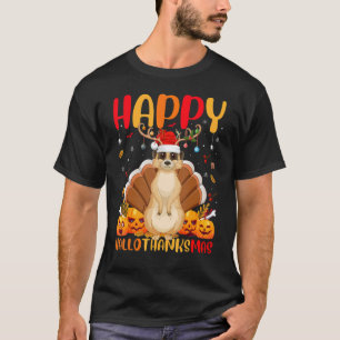 T-shirt Meerkat Animal Happy Meerkat Hellothanksmas