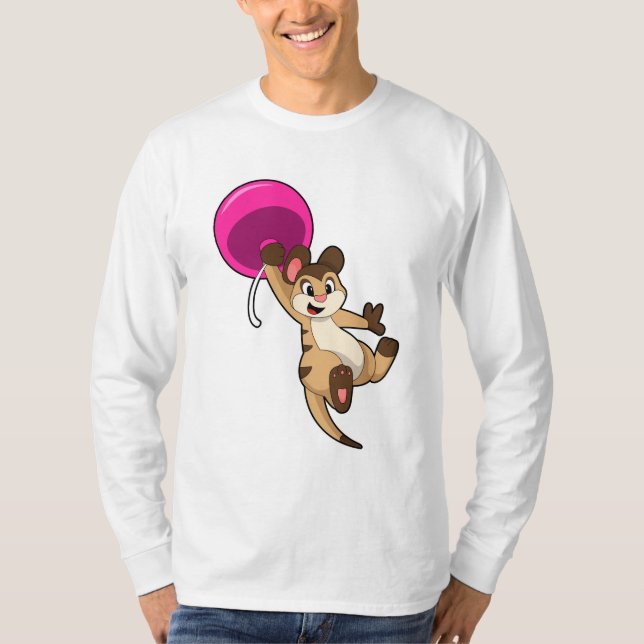T-shirt Meerkat avec ballon (Devant)