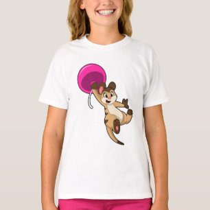 T-shirt Meerkat avec ballon